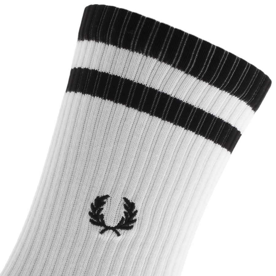 Alternative Image for ProductFred Perry Logo Socks White3